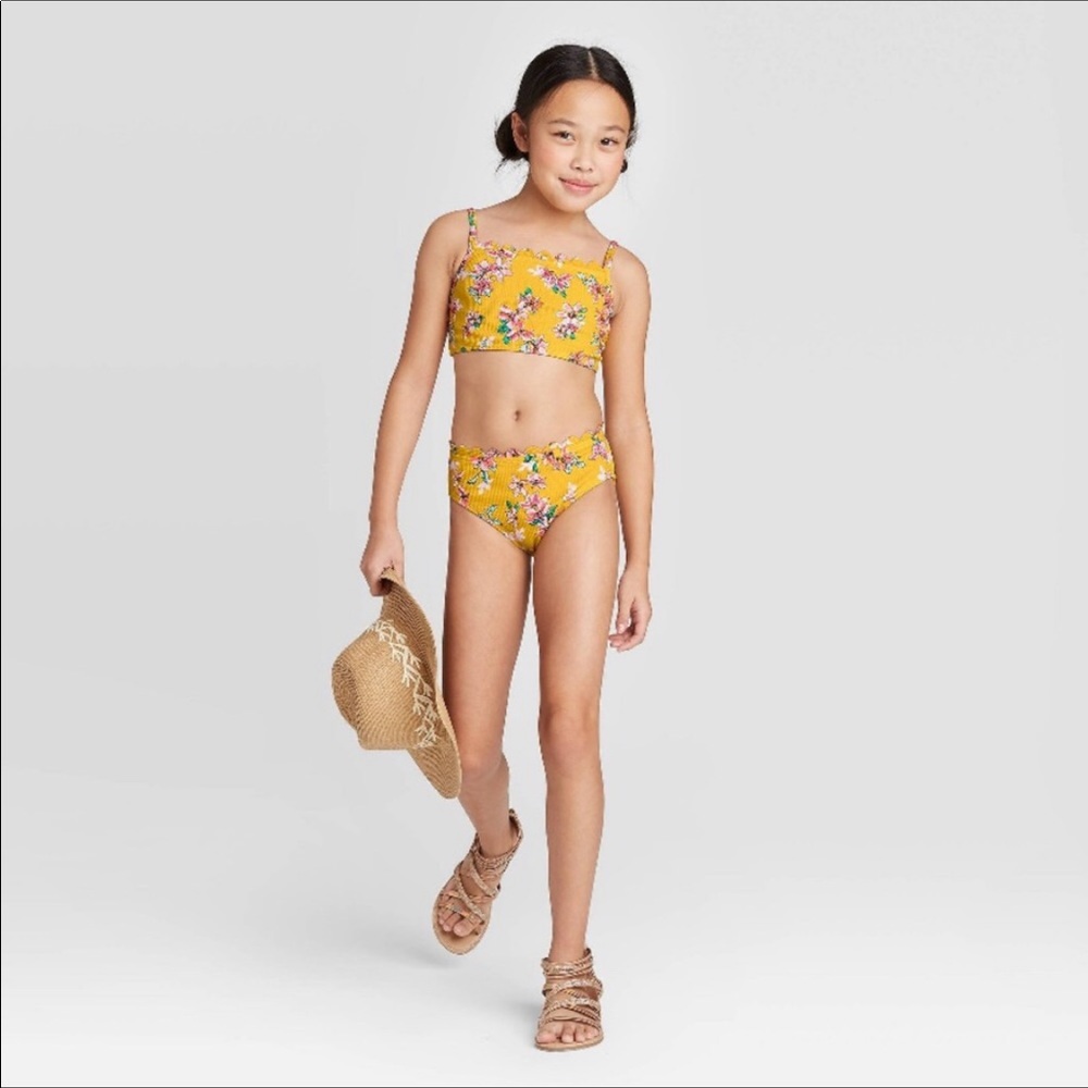 NWT Art class two piece swimsuit suit L (10/12)